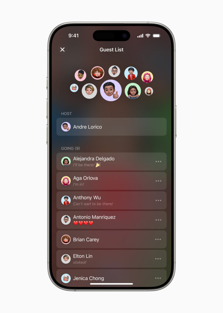 Apple annuncia Inviti, l'app per creare eventi personalizzati da condividere 8