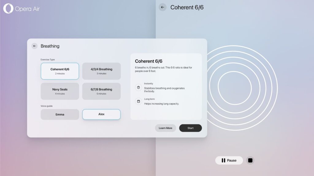 Opera Air è il primo browser al mondo che mette al centro il benessere digitale 5