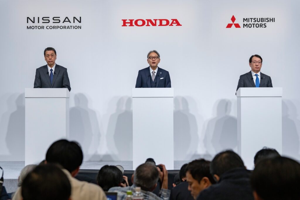 fusione fallita Honda, Nissan e Mitsubishi