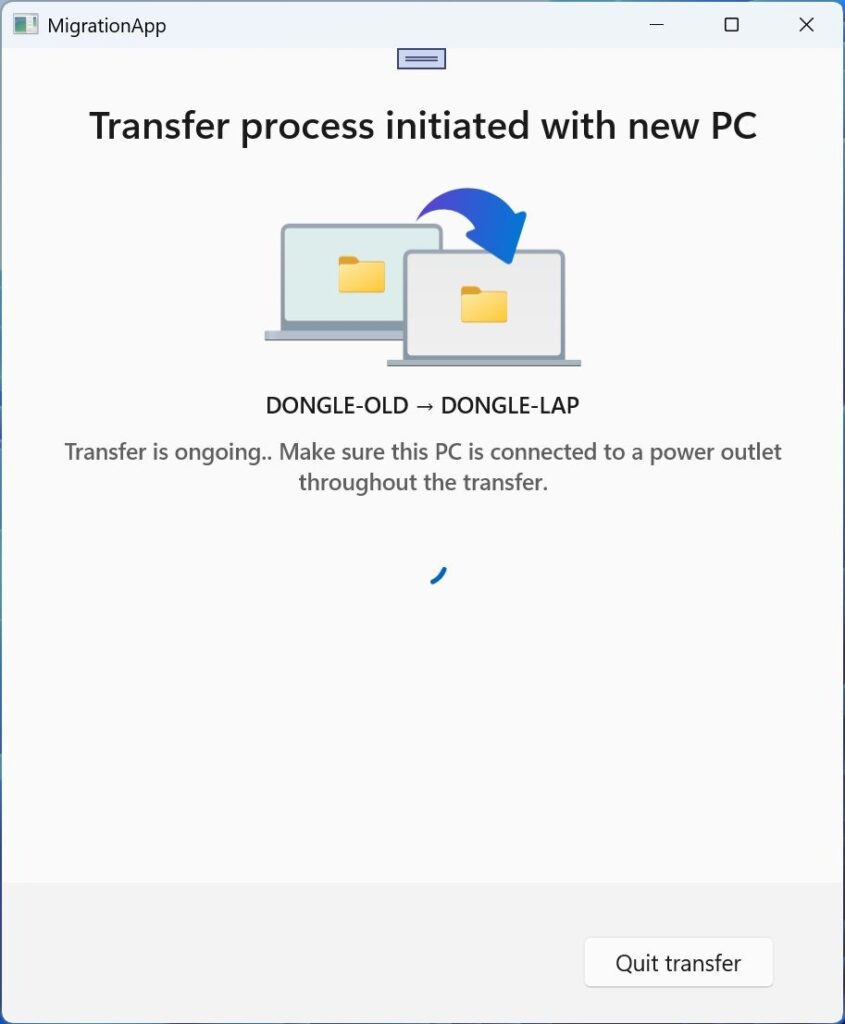 microsoft app trasferimento dati render