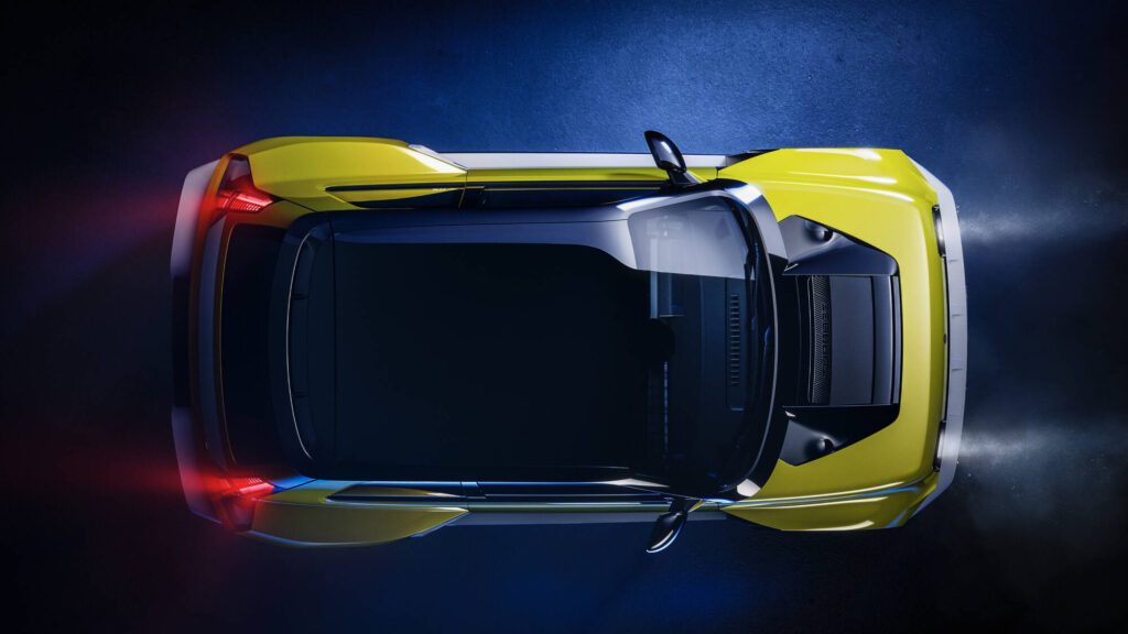 Scocca in fibra di carbonio e due motori da 540 cavalli: ecco Renault 5 Turbo 3E 10