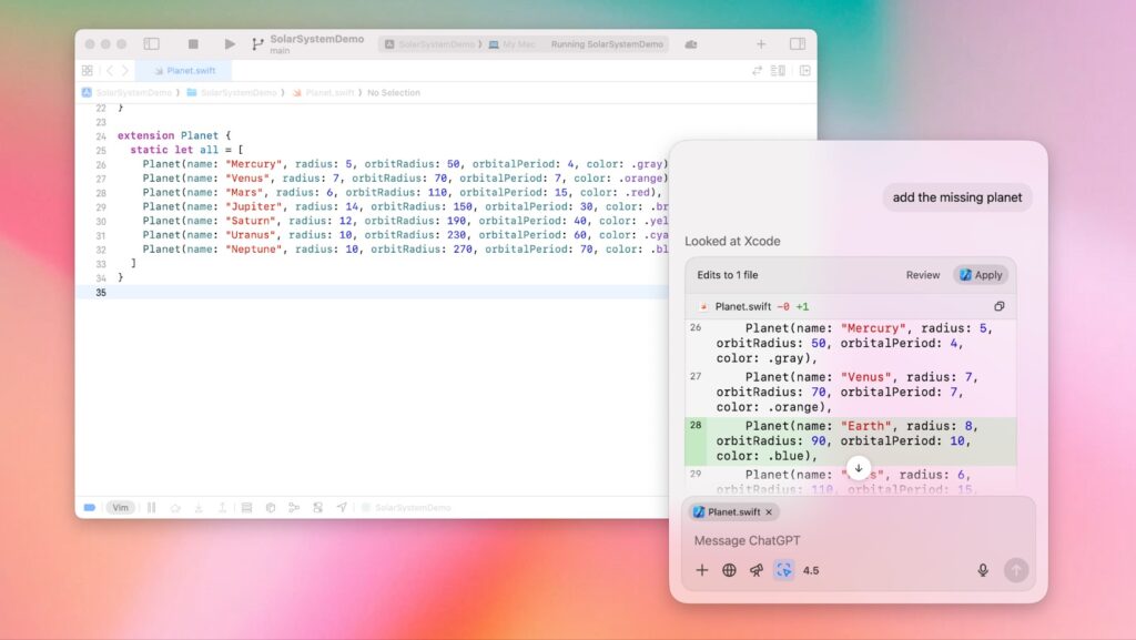 openai chatgpt macos codice
