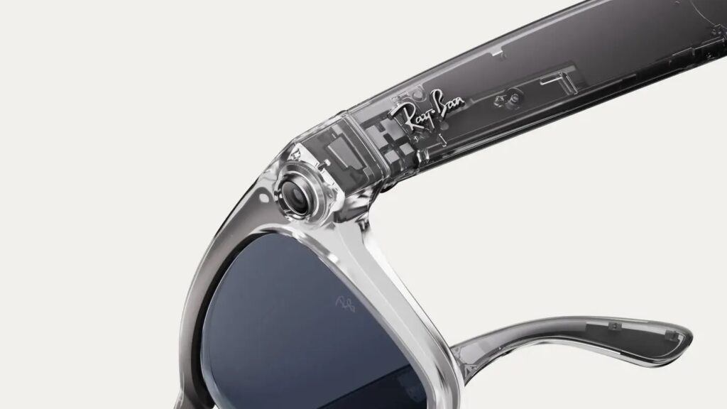 È in arrivo una versione trasparente degli occhiali smart Ray-Ban Meta 1