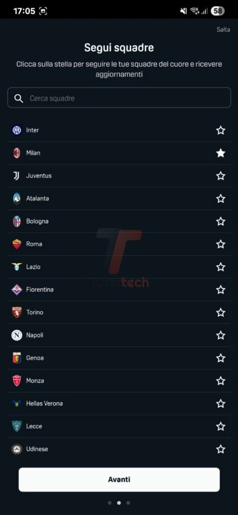 L'app DAZN accoglie Risultati, la nuova sezione dedicata a statistiche e punteggi 5