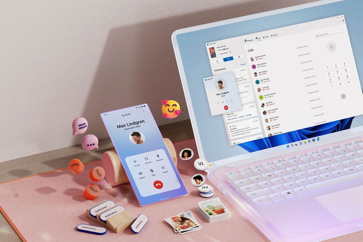 Microsoft aggiorna Phone Link per migliorare la compatibilità con Android 15