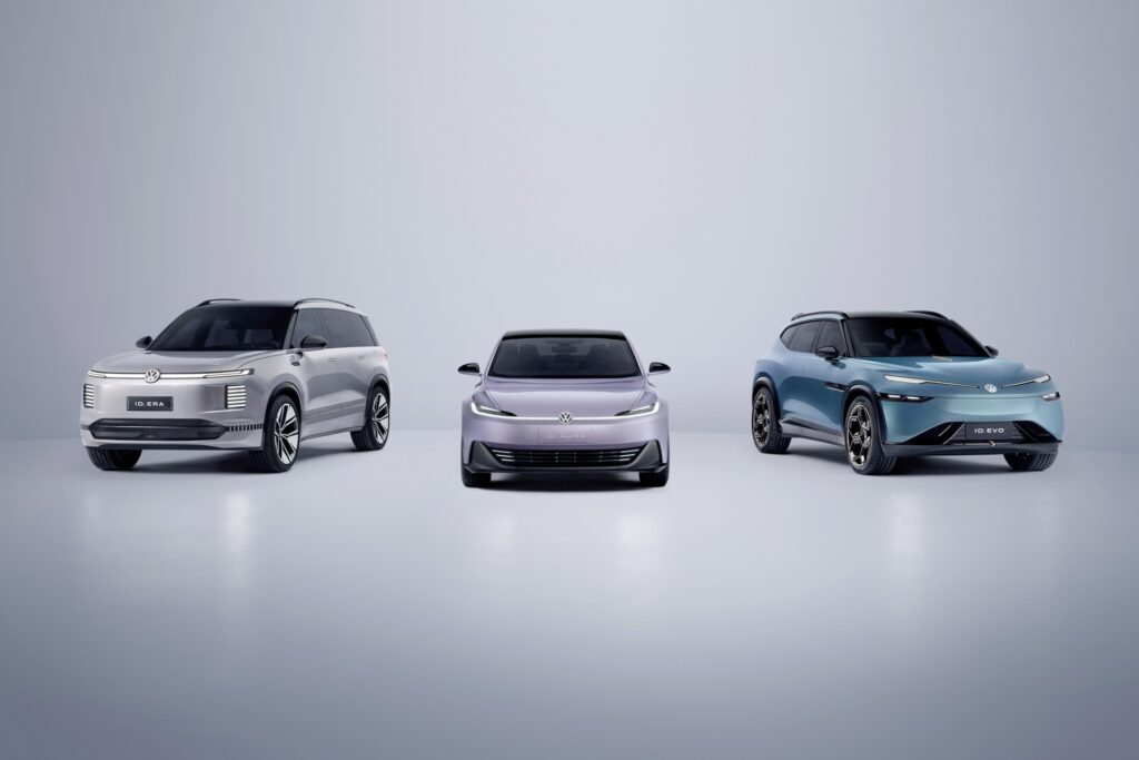 Concept car di Volkswagen ID. ERA, Volkswagen ID. AURA e Volkswagen ID. EVO