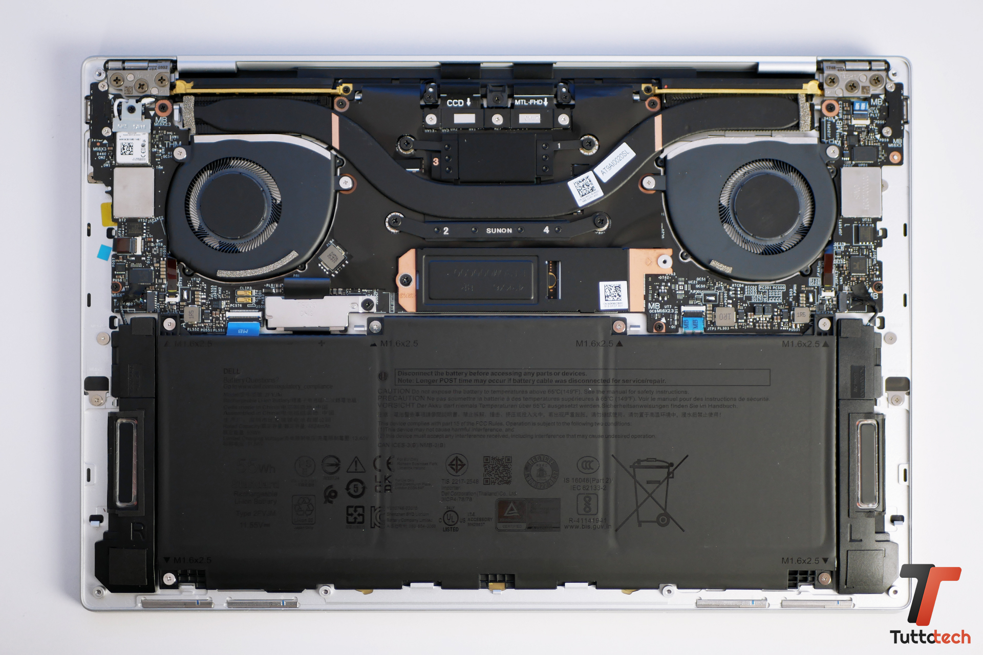 dell xps 13 ttt interno