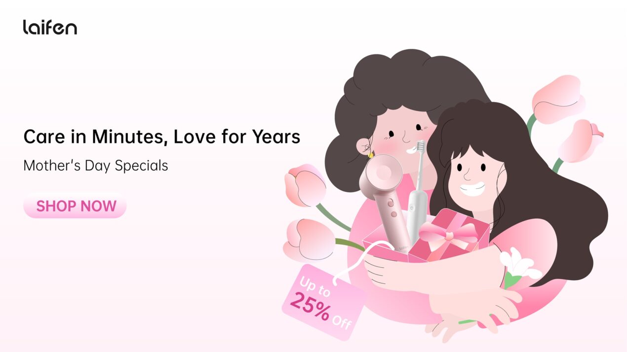 Laifen per la festa della mamma: asciugacapelli, spazzolini e altro in sconto