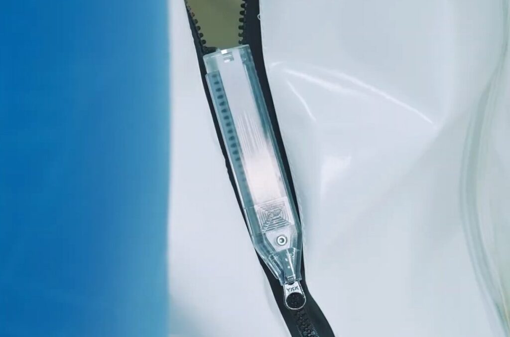 ykk prototipo cerniera motorizzata