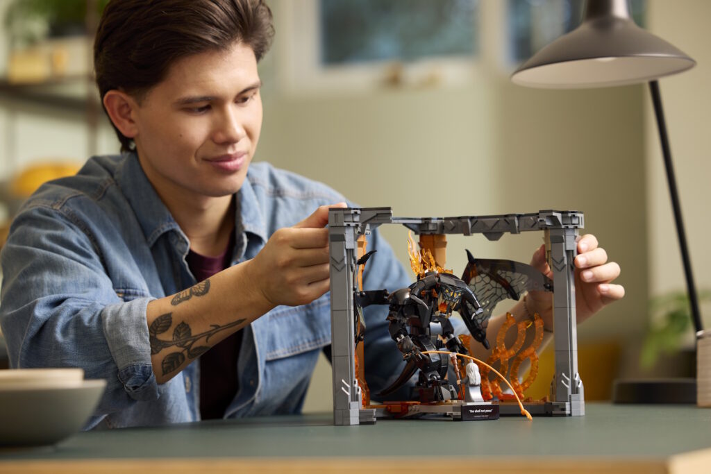 set LEGO Il Signore degli Anelli: Book Nook del Balrog