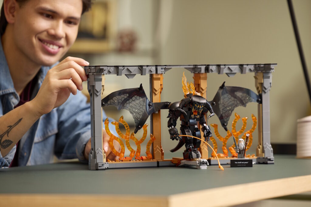 set LEGO Il Signore degli Anelli: Book Nook del Balrog