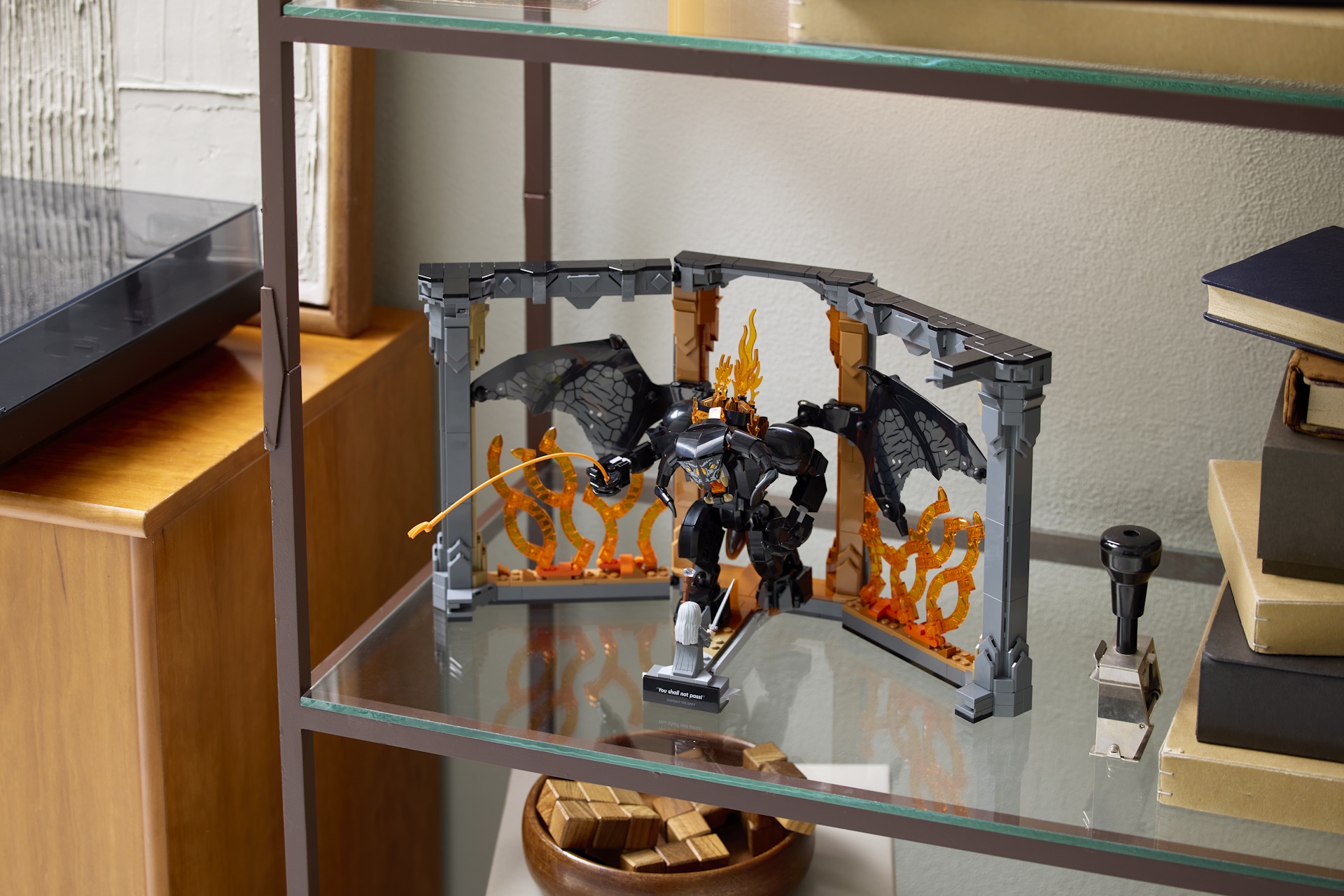 set LEGO Il Signore degli Anelli: Book Nook del Balrog