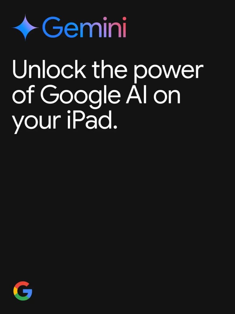 L’app di Google Gemini è ora ottimizzata al meglio anche per iPad 4