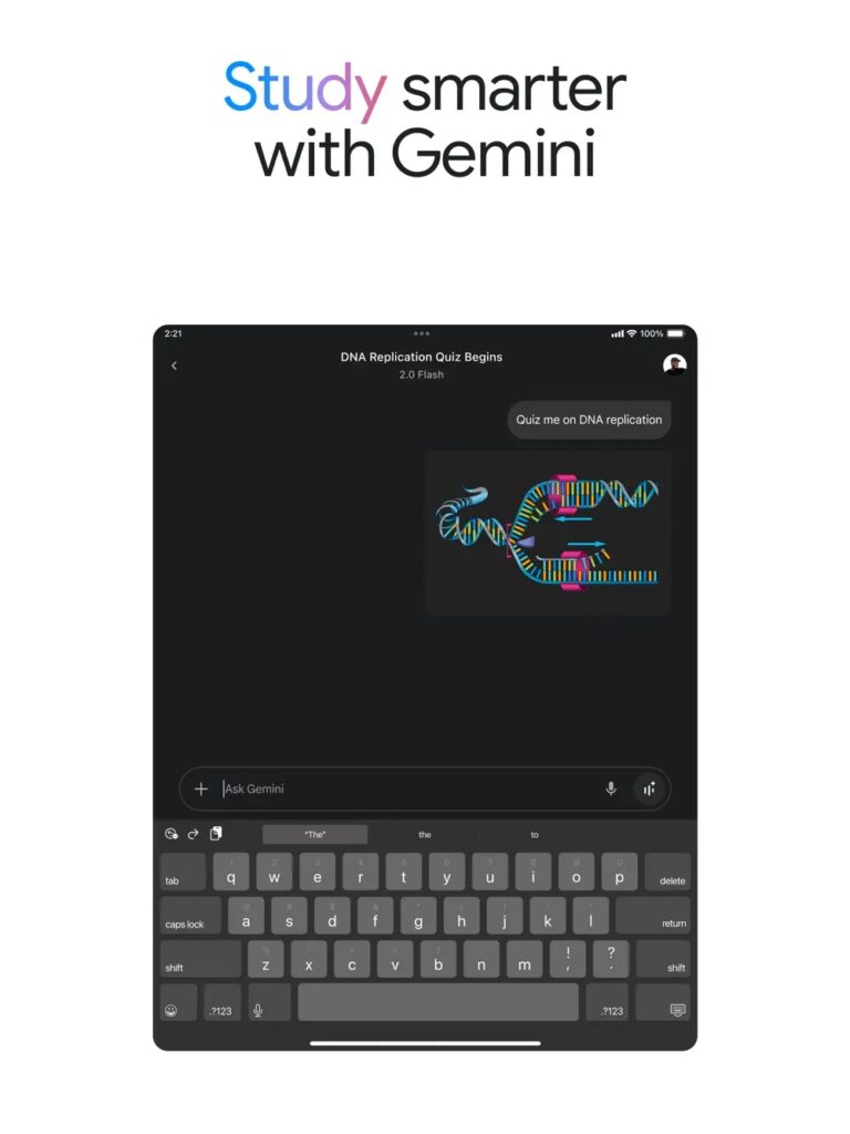 L’app di Google Gemini è ora ottimizzata al meglio anche per iPad 6