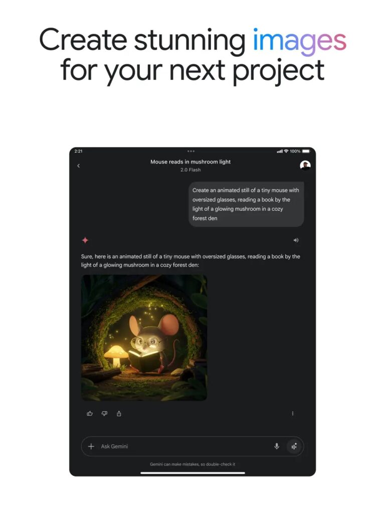 L’app di Google Gemini è ora ottimizzata al meglio anche per iPad 7