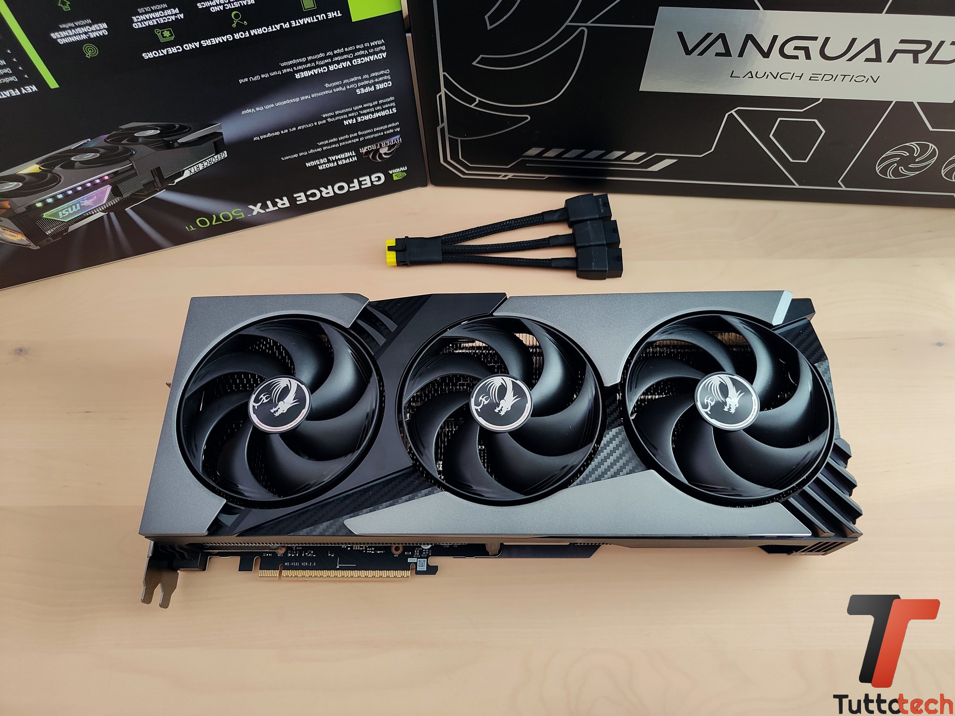 MSI GeForce RTX 5070 Ti VANGUARD SOC 1