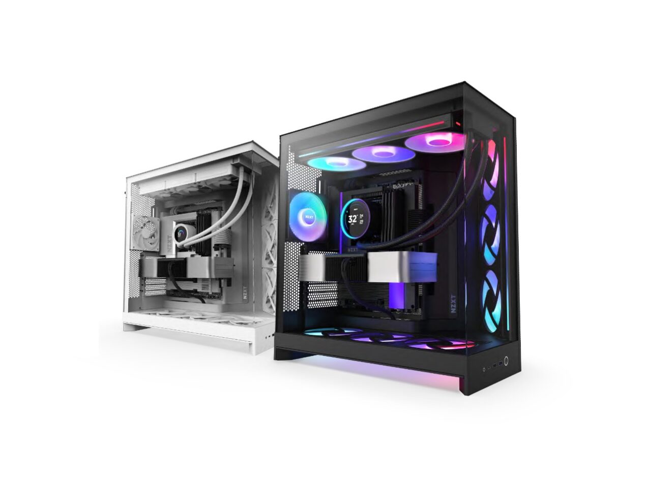 NZXT presenta al Computex tante novità, dal nuovo case H9 Flow al primo dissipatore AiO da 420 mm