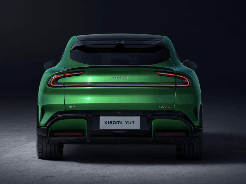 Xiaomi YU7 posteriore