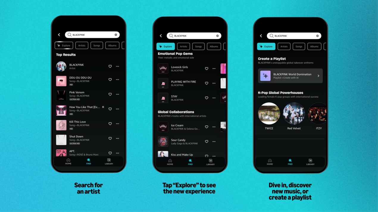 Amazon Music rinnova la ricerca con l'intelligenza artificiale