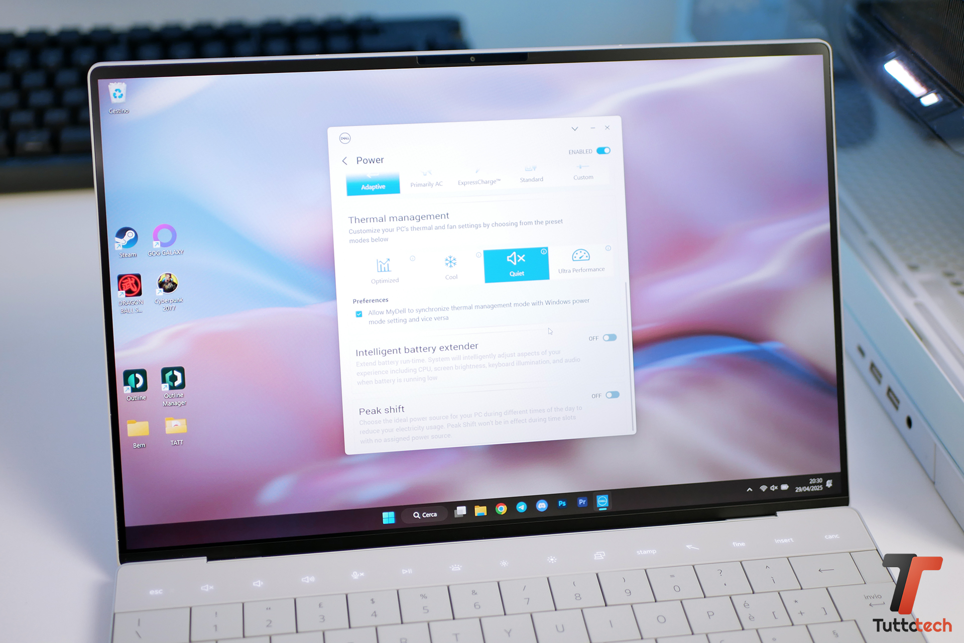 dell xps 13 ttt software