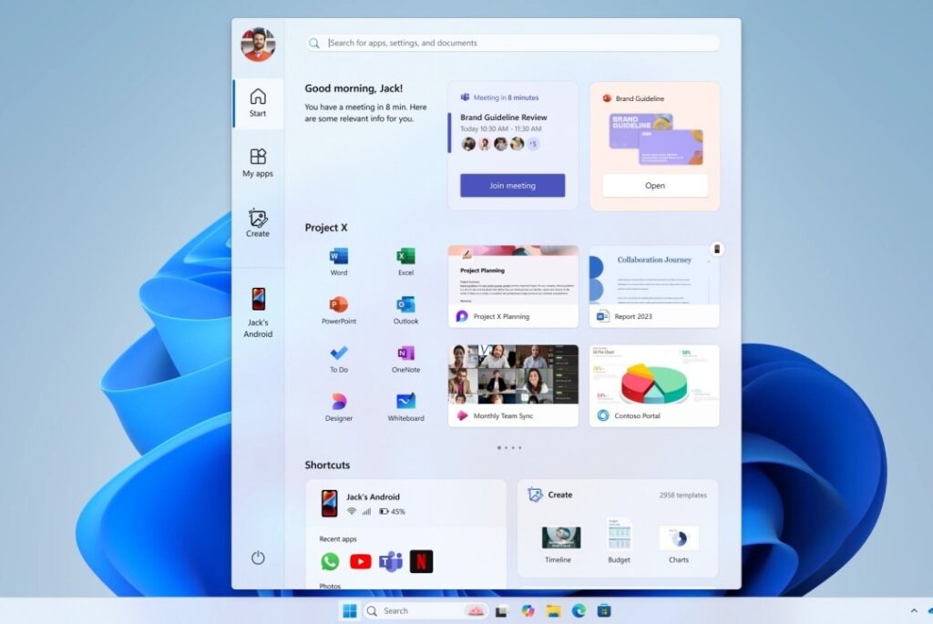 windows 11 start scartati