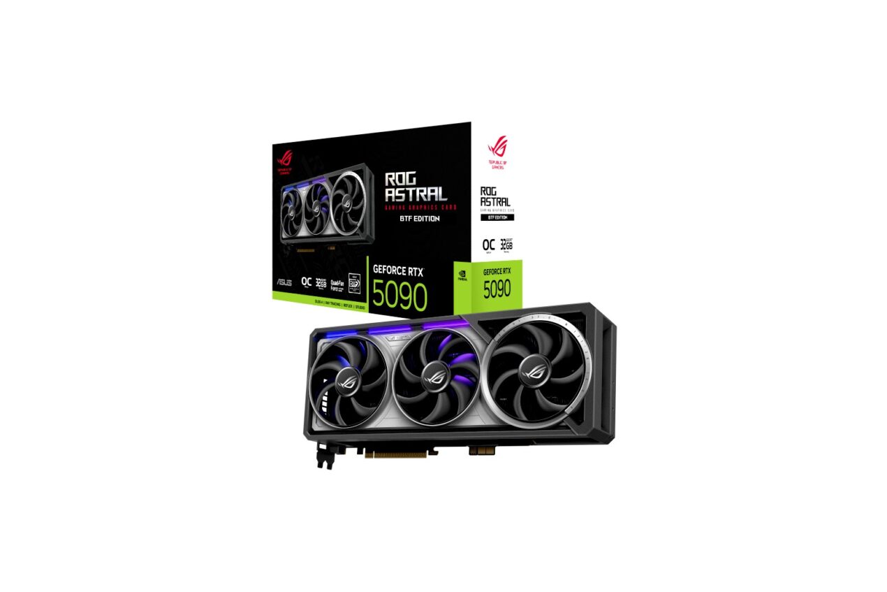Il nuovo connettore BTF 2.5 arriva su ROG Astral GeForce RTX 5090 e TUF RTX 5070 Ti