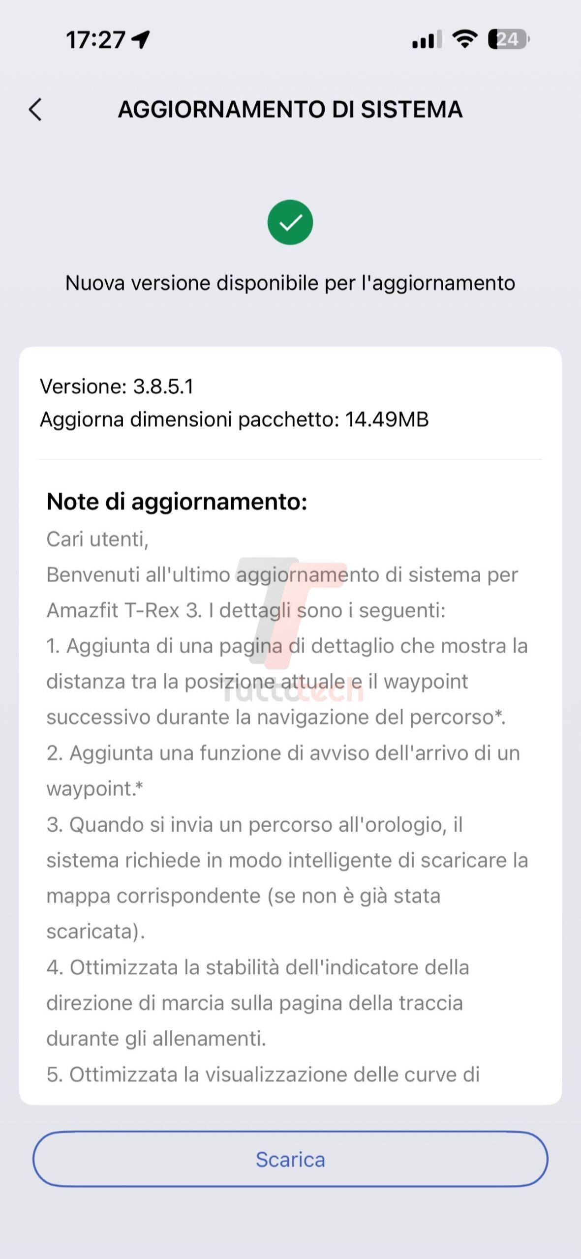 Amazfit T-Rex 3 si aggiorna di nuovo con novità relative a mappe e navigazione 4