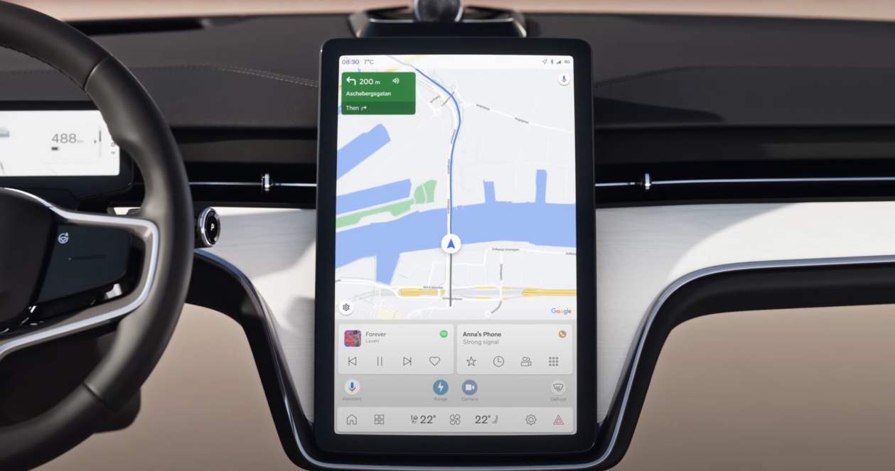 Google Maps cambia volto sulle vetture con Android Automotive