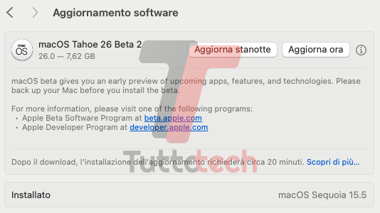 Apple macOS 26 Tahoe DB2 on MacBook Pro 16 M1 Pro