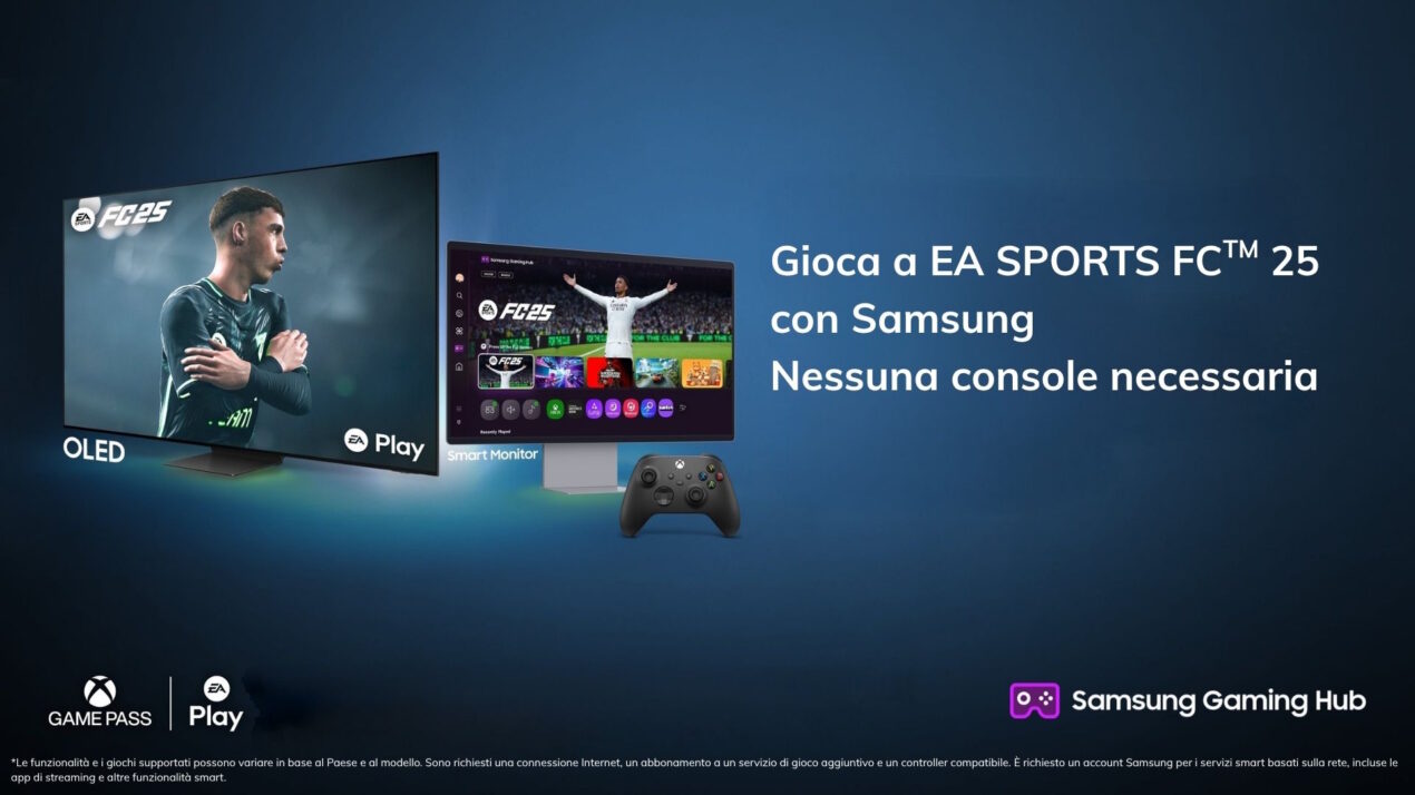 Samsung, EA e Xbox insieme per portare EA Sports FC 25 su TV e monitor