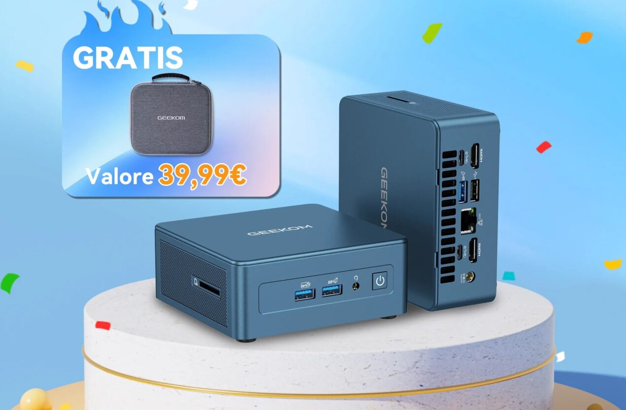 Il Mini PC GEEKOM IT13 Edition 2025 con i9 e 32GB di RAM al miglior prezzo di sempre col 40% di sconto