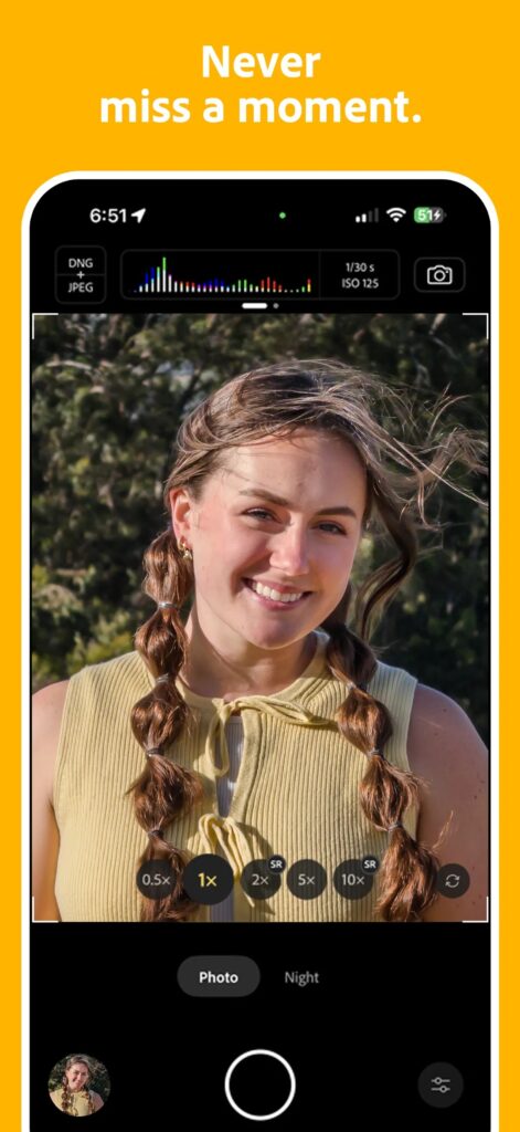 Adobe ha portato le doti della Fotocamera Pixel su iPhone con l'app Project Indigo 6