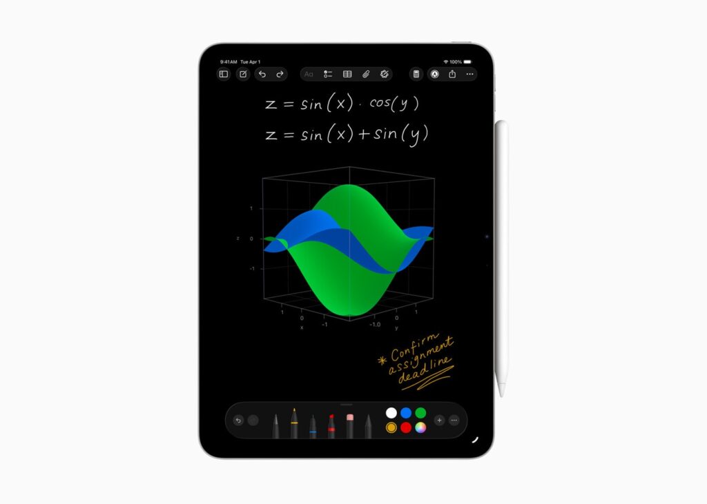 apple ipados 26 3d math