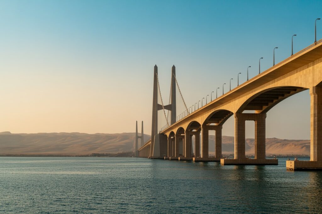 ponte di mosè egitto arabia saudita