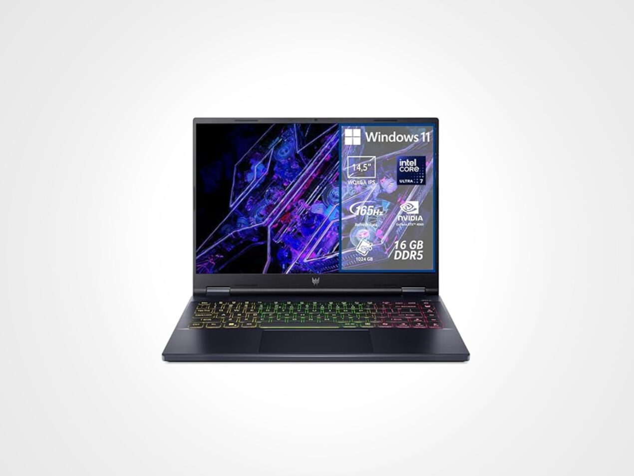 Acer Predator Helios Neo 14: RTX 4060 e Intel Ultra sotto i 1200€