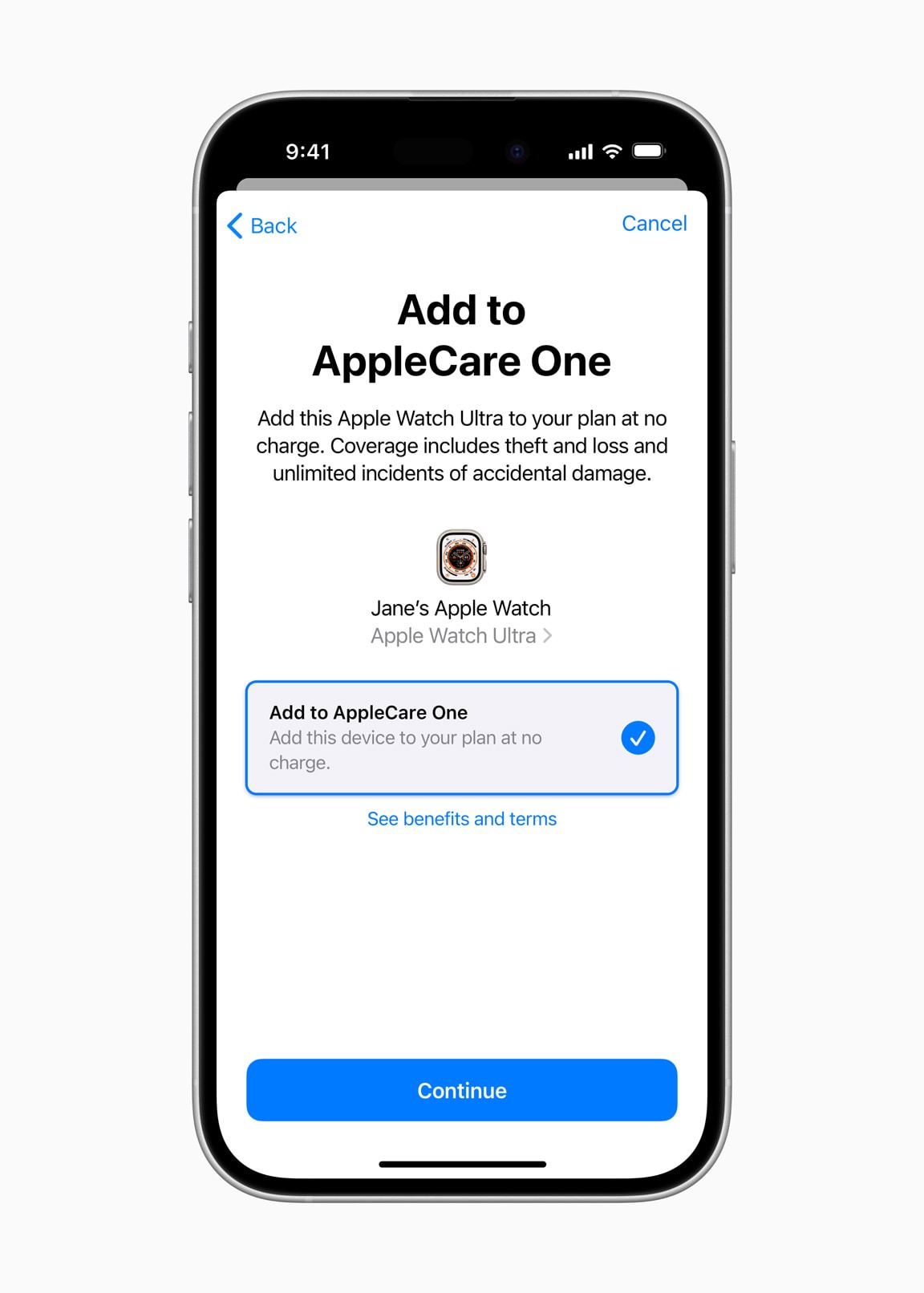 applecare one aggiunta dispositivi