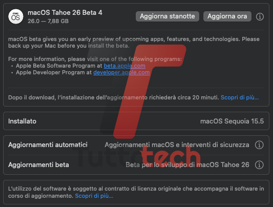 Apple macOS 26 DB4 on MacBook Pro 16 M1 Pro