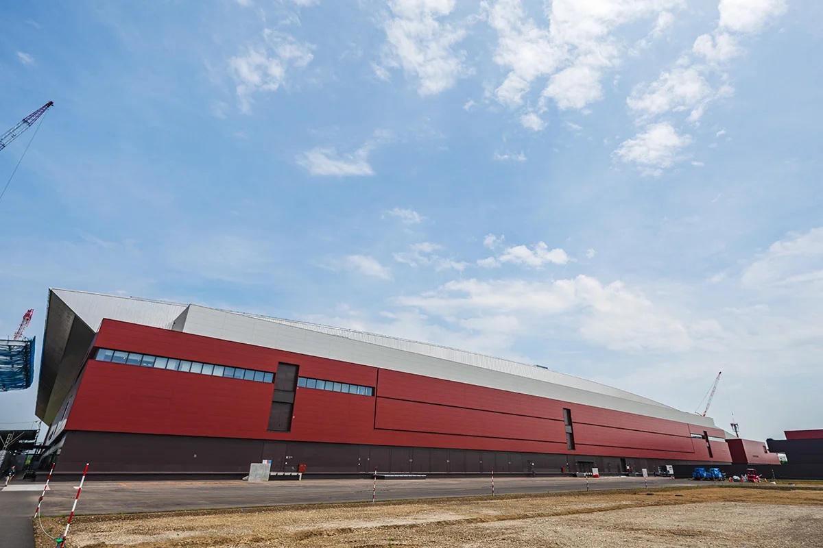 Esterno della fonderia IIM-1 di Rapidus