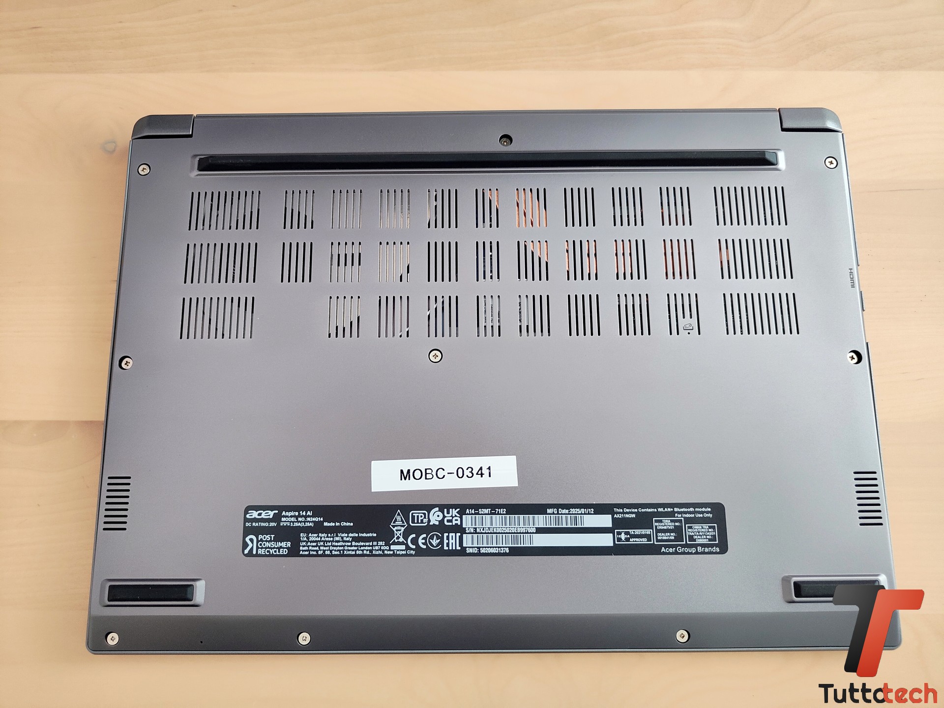 Recensione Acer Aspire 14 AI: l'efficienza di Lunar Lake anche sui notebook di fascia media 17