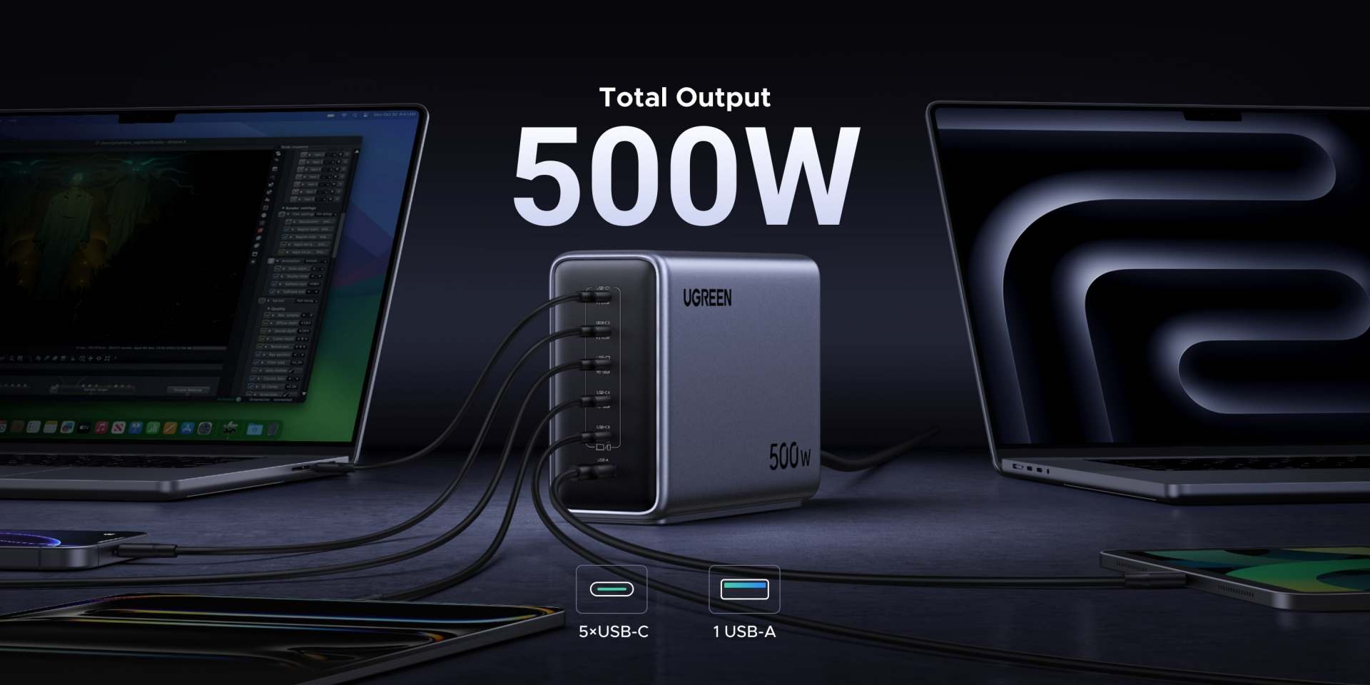 Scopriamo UGREEN Nexode 500W, la soluzione definitiva per la ricarica da scrivania 4