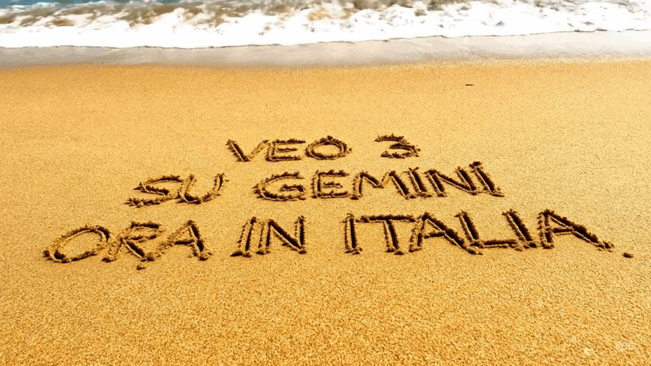 Google annuncia Veo 3 nell'app Gemini in Italia: arrivano i video con audio