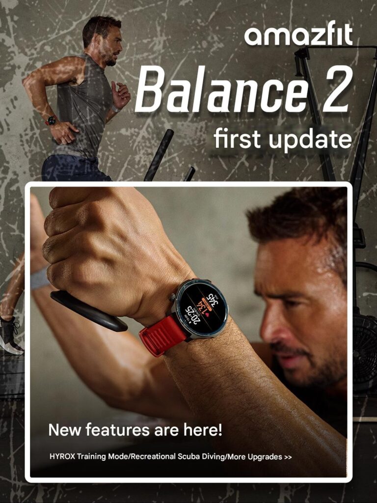 Amazfit Balance 2 si aggiorna: arriva la modalità immersioni e tante novità 4
