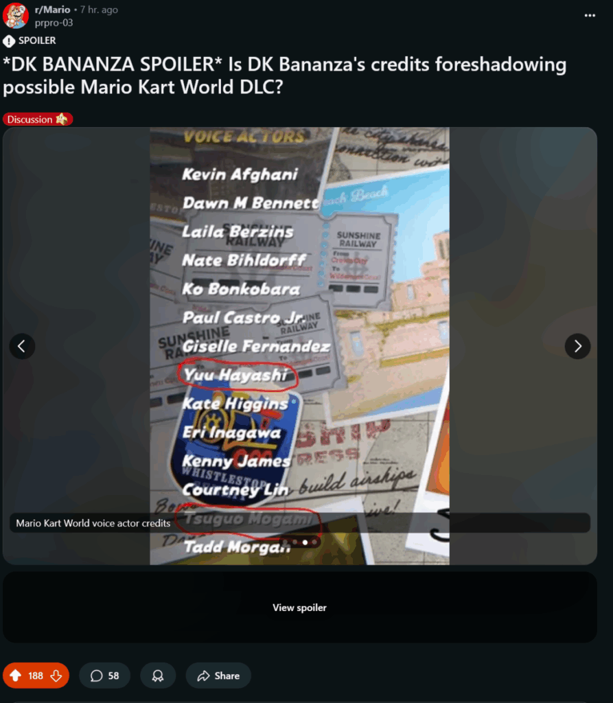 I personaggi di Donkey Kong Bananza potrebbero arrivare in Mario Kart World 4