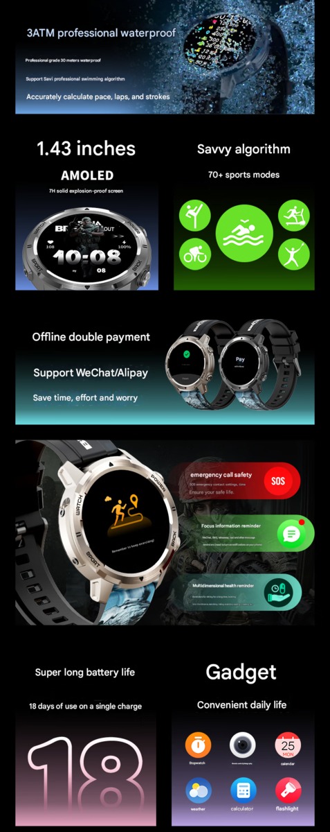 lenovo watch pro specifiche principali