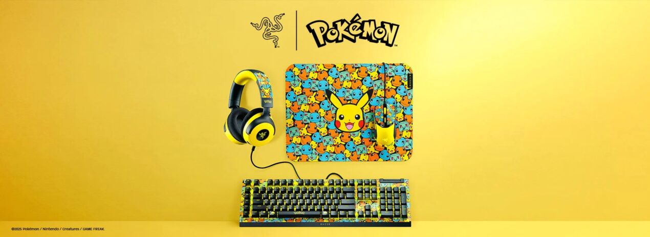 Razer lancia la collezione gaming dedicata ai Pokémon anche in Europa