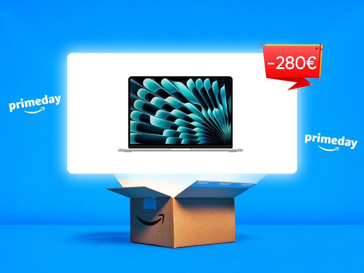 MacBook Air 13" M4 tocca il minimo storico su Amazon per il Prime Day