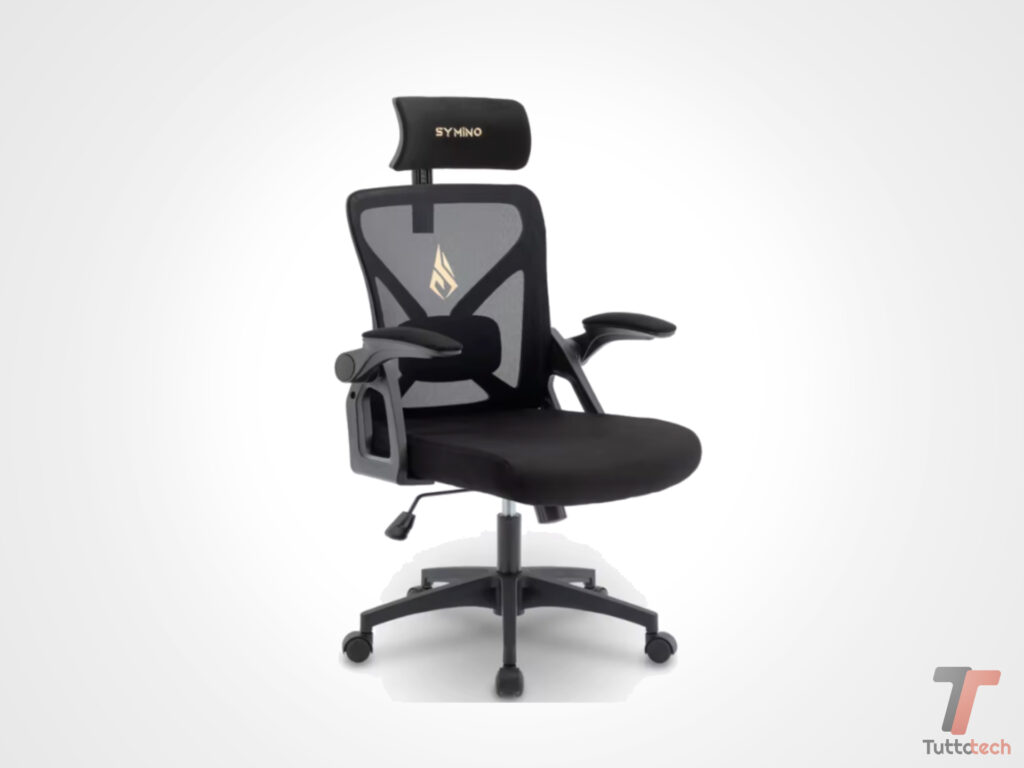 A questo prezzo è regalata: sedia Symino con poggiatesta e supporto lombare a 44€ 4