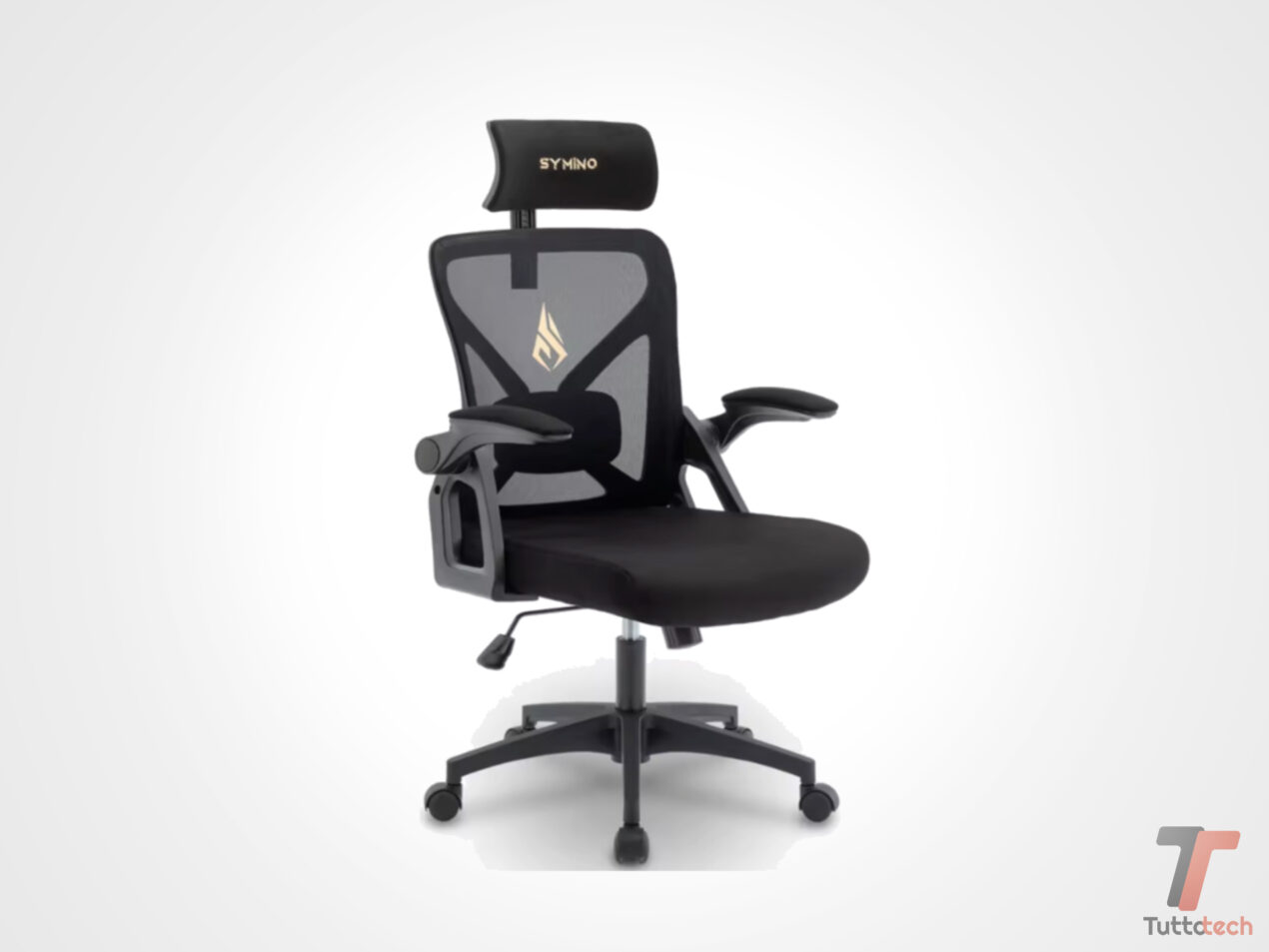 A questo prezzo è regalata: sedia Symino con poggiatesta e supporto lombare a 44€