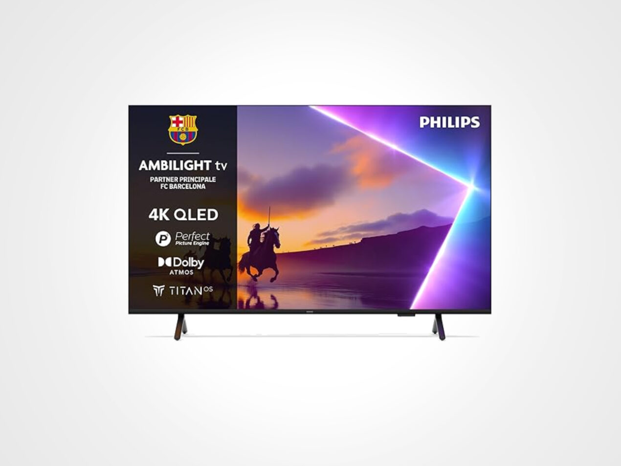 La smart TV Philips 65" QLED Ambilight è scontata di ben 300 euro su Amazon