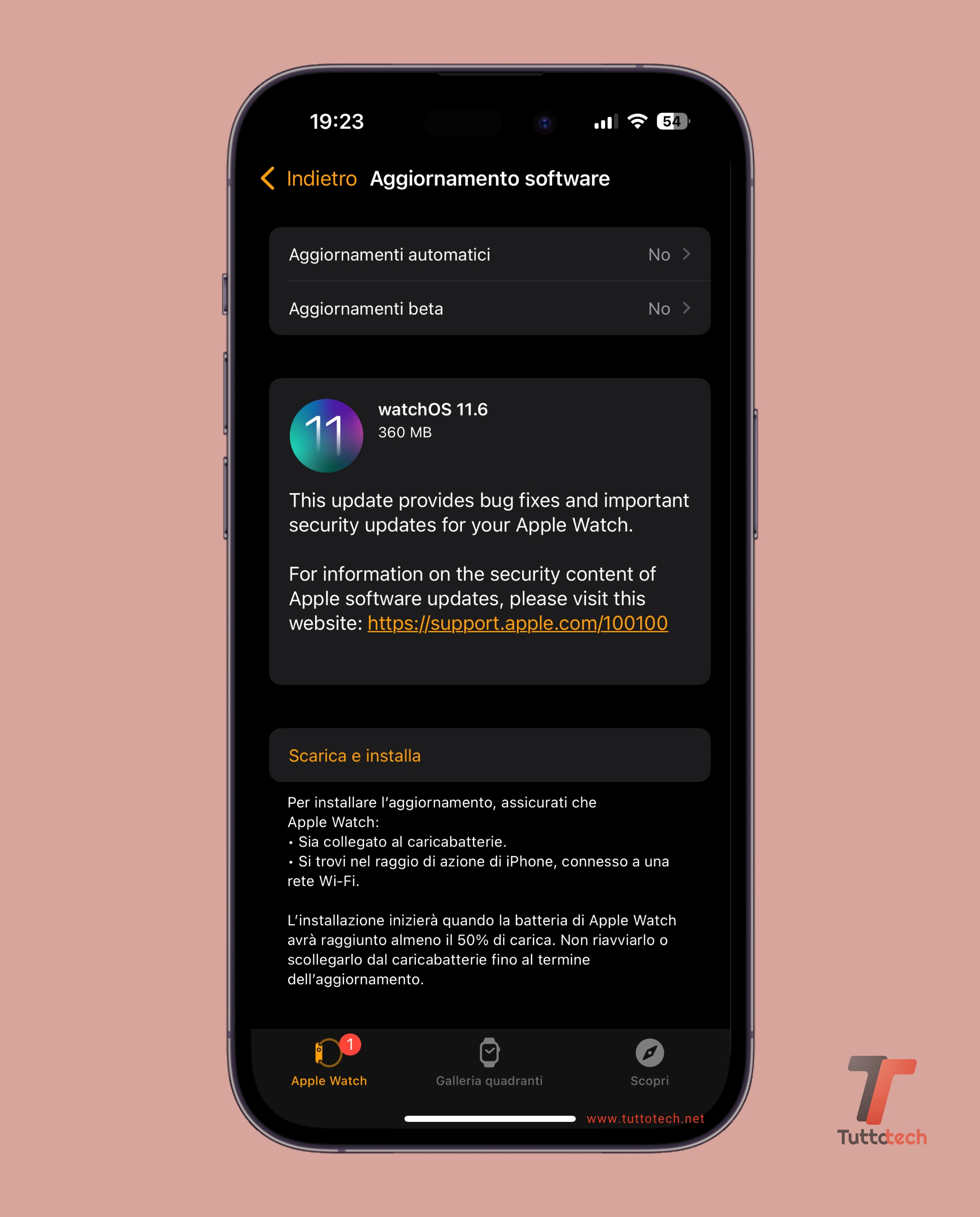watchOS 11.6 on Apple Watch Series 10